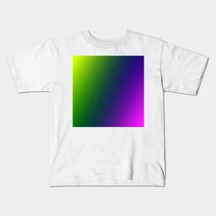 purple blue green yellow abstract texture Kids T-Shirt